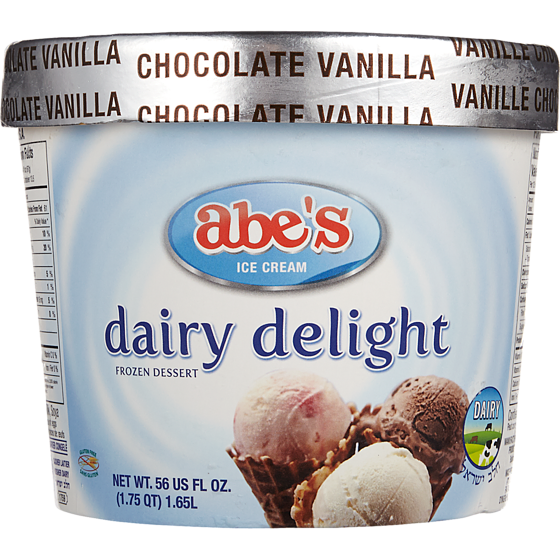 abes Kosher Chocolate/Vanilla Ice Cream 1.65 l, $1.03/100ml
