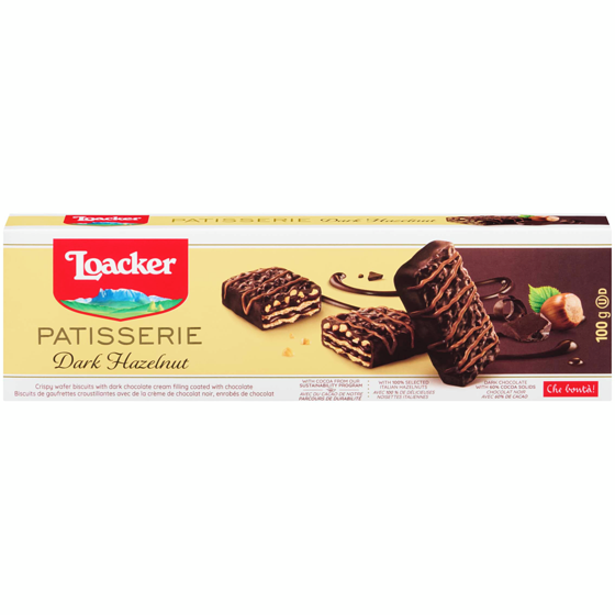 Loacker Gran Pasticceria, Dark Hazelnut 100 g, $4.00/100g