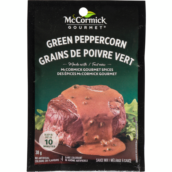 McCormicks Green Peppercorn Sauce Mix 38 g, $6.03/100g