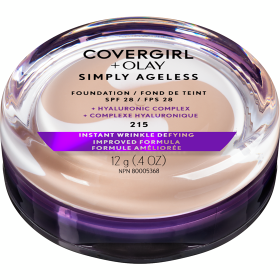 CoverGirl Fond de teint Simply Ageless, ivoire classique 12 g, 1,67 $/1ch