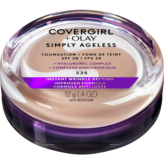 Cover Girl Simply Ageless Foundation, Medium Light 12 g, $1.67/1ea