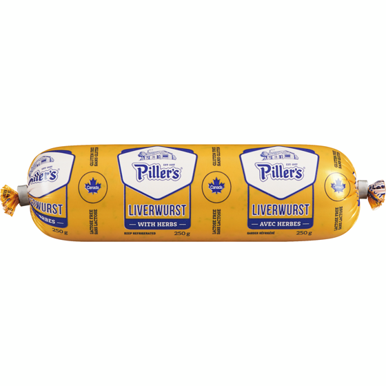 Pillers Liverwurst, Herb 250 g, $2.92/100g