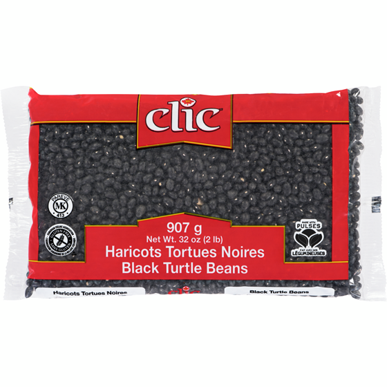 Clic Haricots noirs 907 g, 0,31 $/100g
