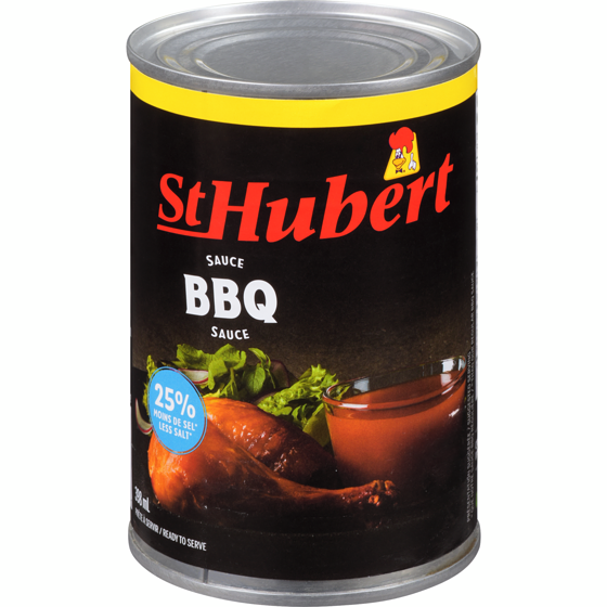 St Hubert BBQ Sauce, Reduced Salt 398 ml, $0.63/100ml