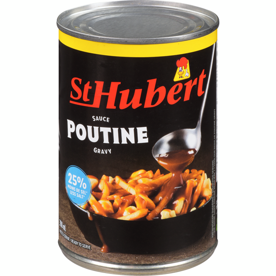 St Hubert Less Salt Sauce, Poutine 398 ml, $0.63/100ml