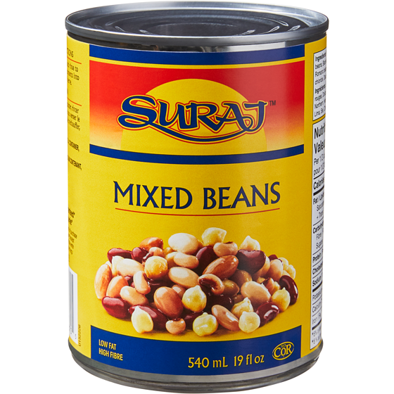 Suraj Mixed Beans 540 ml, $0.37/100ml