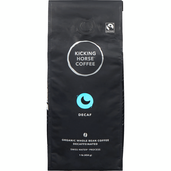 Kicking Horse Organic Fairtrade Dark Roast Whole Bean Coffee, Decaf 454 g, $4.85/100g
