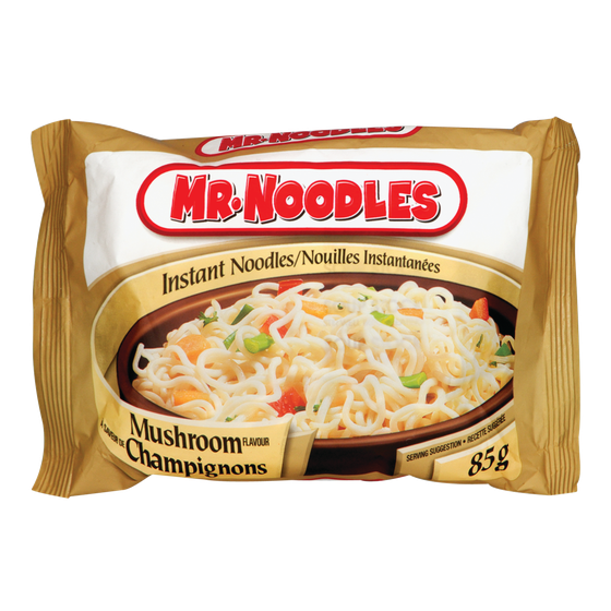Mr Noodles Nouilles instantanées saveur de champignons 85 g, 0,81 $/100g