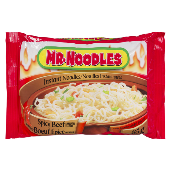 Mr Noodles Spicy Beef Simulated Flavour Instant Noodles 85 g, $0.41/100g