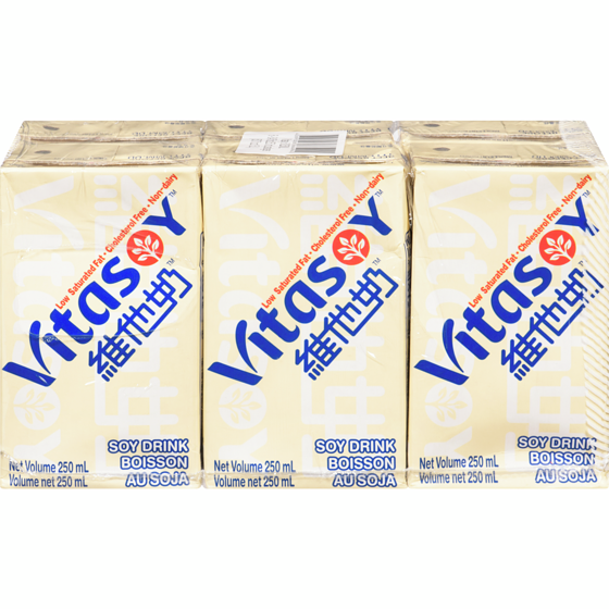 Vitasoy Soy Drink 6x250.0 ml, $0.39/100ml