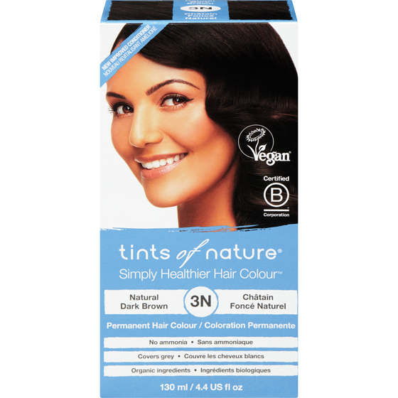 Tints of Nature Hair Colour, Natural Dark Brown 3N 130 ml, $14.61/100ml