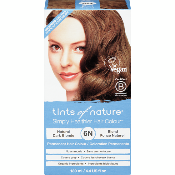 Tints of Nature Hair Colour, Natural Dark Blonde 6N 130 ml, $16.92/100ml