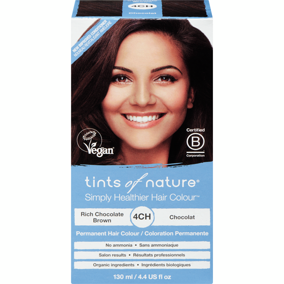 Tints of Nature Hair Colour, Rich Chocolate Brown 4CH 130 ml, $16.92/100ml