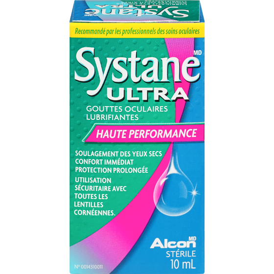 Systane Gouttes oculaires lubrifiantes Ultra Haute performance 10 ml, 155,00 $/100ml