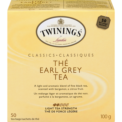Twinings 50ct Earl Grey 50 ea, $0.14/1ea
