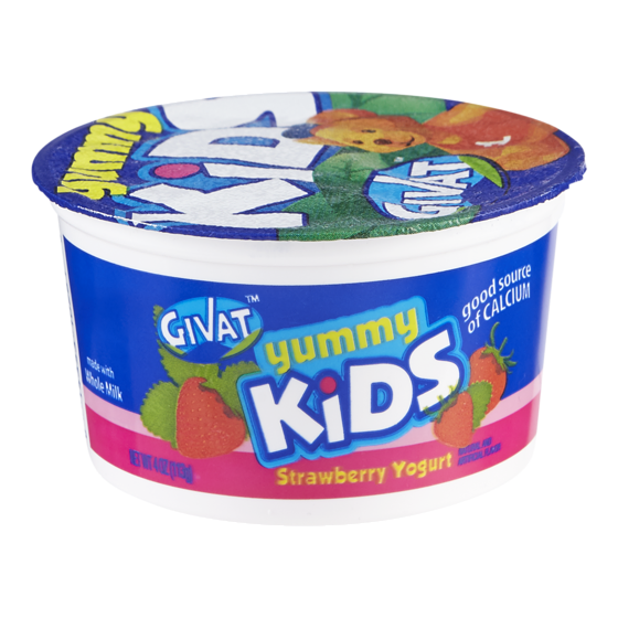 Givat Kosher Yogurt, Strawberry Kids 113 g, $1.32/100g