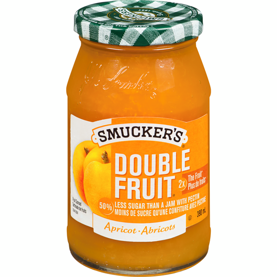 Smuckers Double Fruit Apricot Fruit Spread 390 ml, $2.05/100ml