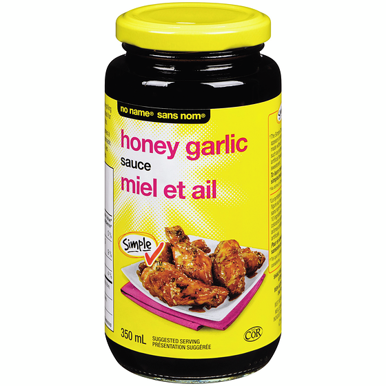 No Name Honey Garlic Sauce 350 ml, $1.00/100ml