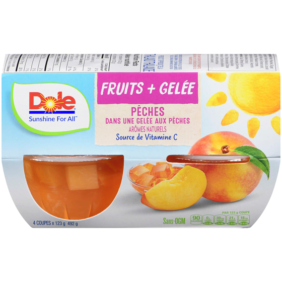 Dole Fraises et bleuets, en dés 4x123.0 g, 0,87 $/100g