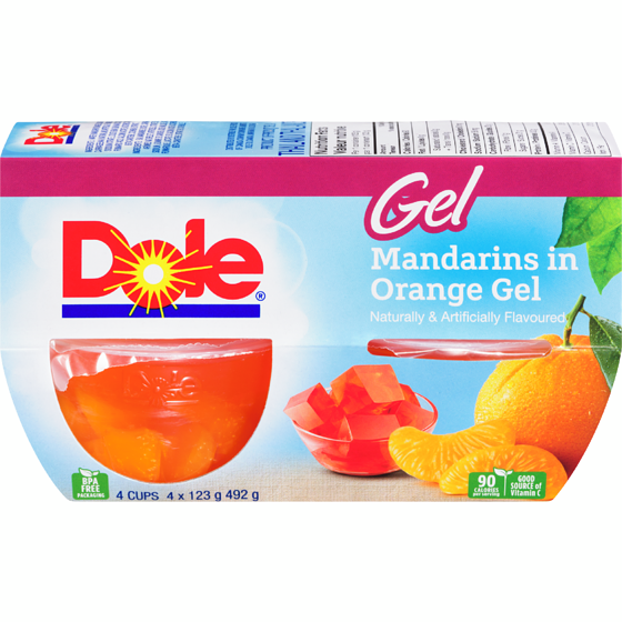 Dole Parfait Mandarins in Orange Gel g Atlantic Superstore