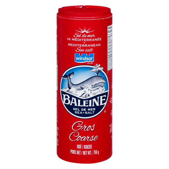 La Baleine Sel marin grossier 750 g, 1,00 $/100g
