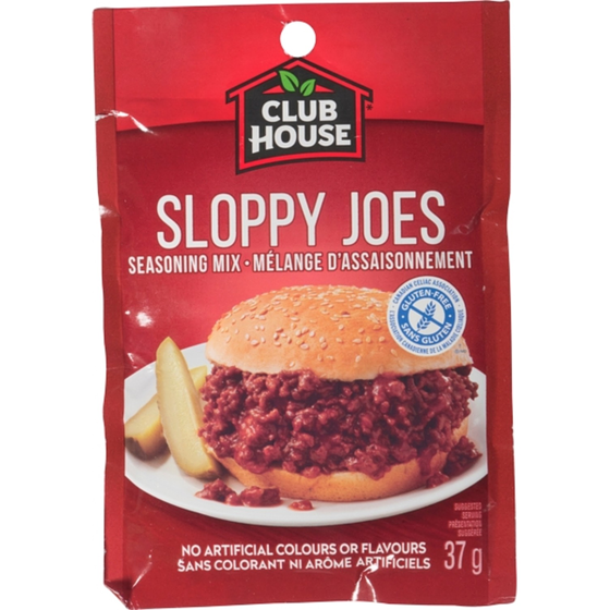 Club House Sloppy Joes, Gluten-Free Seasoning Mix 37 g, $2.70/100g