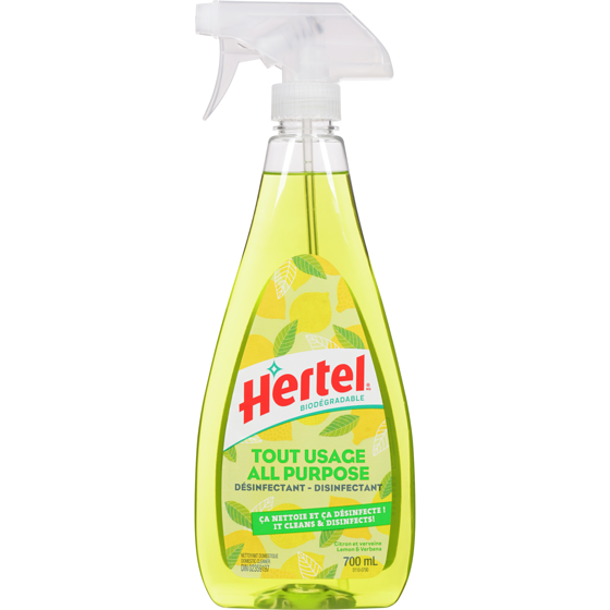 Hertel All Purpose Sprayer Cleaner, Lemon & Verbena 700 ml, $0.68/100ml