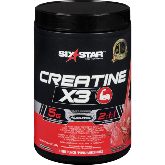 Six Star Creatine, Fruit Punch 1.13 kg, $3.54/100g