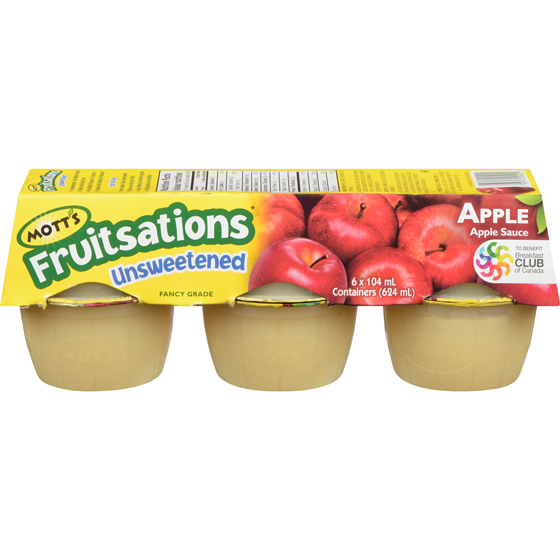 Mott's Fruitsations Apple Sauce, Unsweetened 104 ml, $3.37/100ml