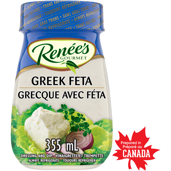 Renée’s Gourmet Vinaigrette grecque avec féta 355 ml, 1,97 $/100ml