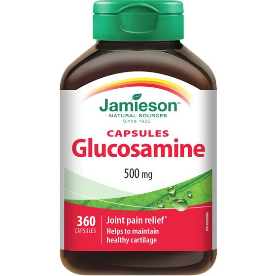 Jamieson Glucosamine Regular Strength 500 mg, 360 Count 360 ea, $0.08/1ea