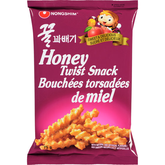 Nong Shim Honey Twist Snack 75 g, $1.32/100g
