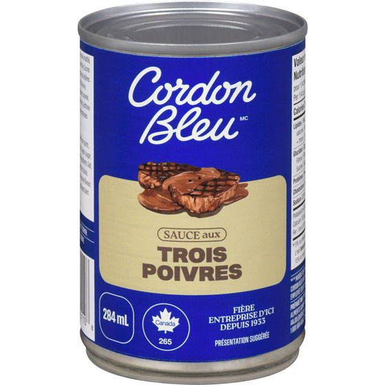 Cordon Bleu Sauce à 3 poivres 284 ml, 1,23 $/100ml