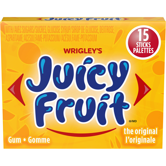 Wrigley's Fruit Flavoured Chewing Gum, 15 Sticks, 1 Pack 1 ea, $2.99/1ea