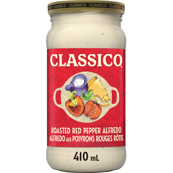 Classico Roasted Red Pepper Alfredo Pasta Sauce 410 ml, $0.73/100ml