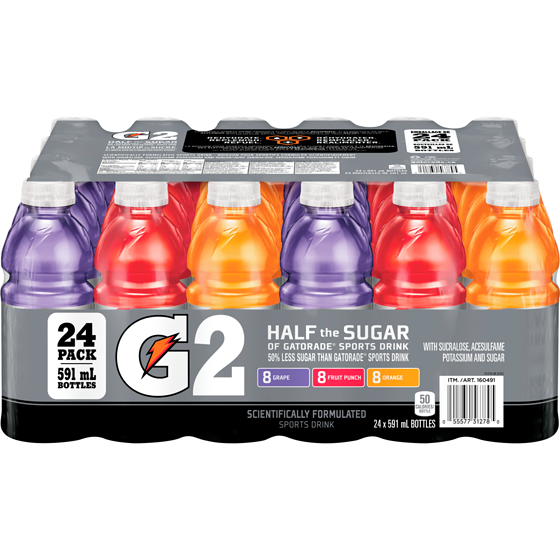 Gatorade G2 Clubpack Sports Drink  24x591.0 ml, $0.18/100ml