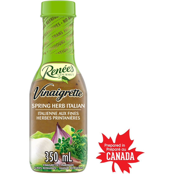 Renée’s Gourmet Vinaigrette italienne aux fines herbes printanières 350 ml, 1,86 $/100ml
