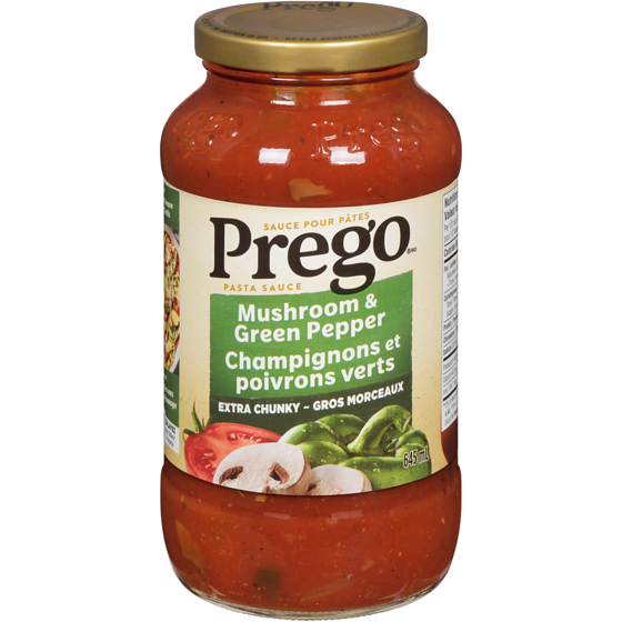 Prego Pasta Sauce, Mushroom & Green Pepper 645 ml, $0.66/100ml