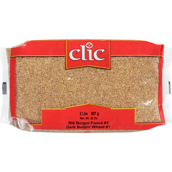Clic Blé bulgur foncé fin 0.907 kg, 0,38 $/100g