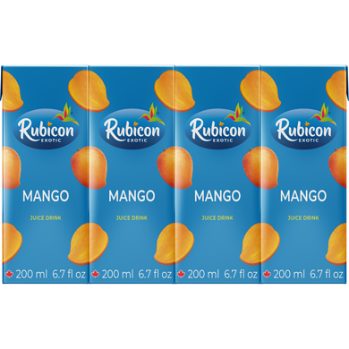 Rubicon Mango Juice Drink 4x200.0 ml, $0.31/100ml