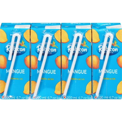 Rubicon Boisson au jus de mangue 4x200.0 ml, 0,31 $/100ml