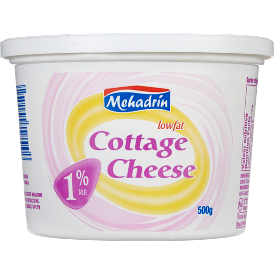 Mehadrin Kosher Cottage Cheese, 1% 500 g, $2.20/100g