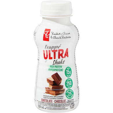 le Choix du Président Substitut de repas complet hyperprotéiné, frappé ultra au chocolat 6x237.0 ml, 0,95 $/100ml