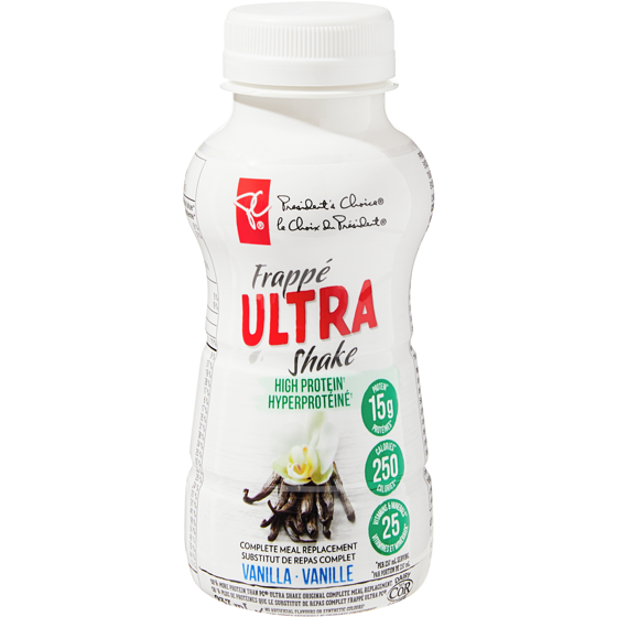 PC Vanilla Frappé Ultra Shake Complete Meal Replacement PC.ca