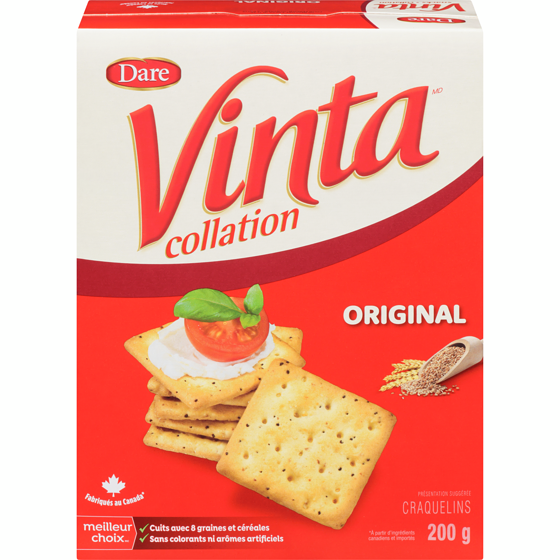 Dare Vinta Collation craquelins Original 200 g, 2,25 $/100g