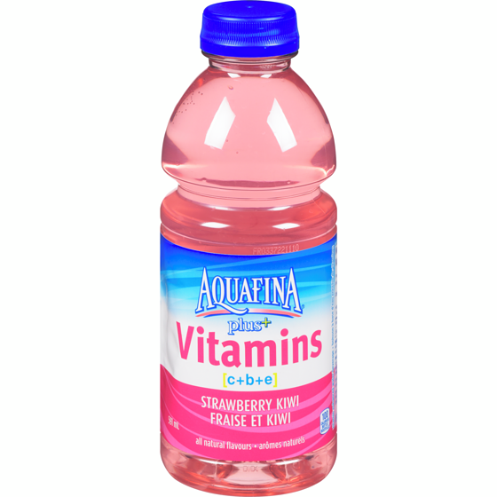 Aquafina Eau Plus Fraise Kiwi 591 ml, 0,42 $/100ml