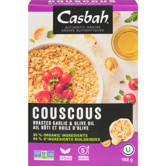 Casbah CASBAH COUSCOUS BIO AIL OLIV biologique 198 g, 2,42 $/100g