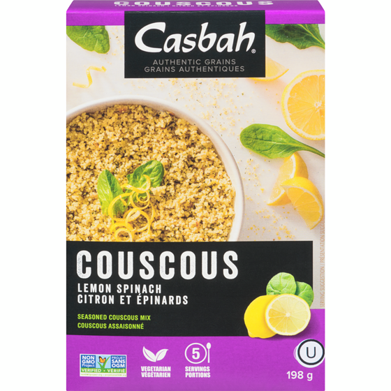 Casbah Couscous citron et épinards 198 g, 2,77 $/100g