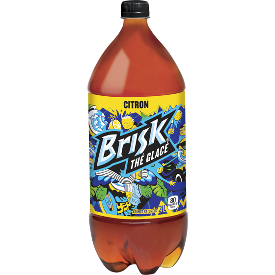 Lipton Brisk Citron Thé Glacé 2 l, 0,10 $/100ml
