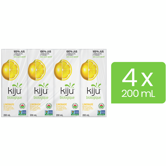 Kiju Boîtes de jus de fruits limonade biologique 4x200.0 ml, 0,46 $/100ml